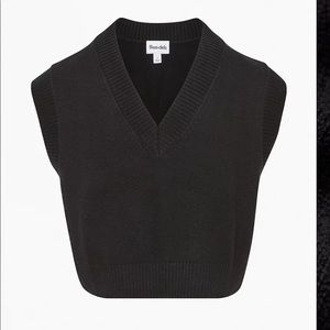 Sunday Best (Aritizia) Cropped Sweater Vest